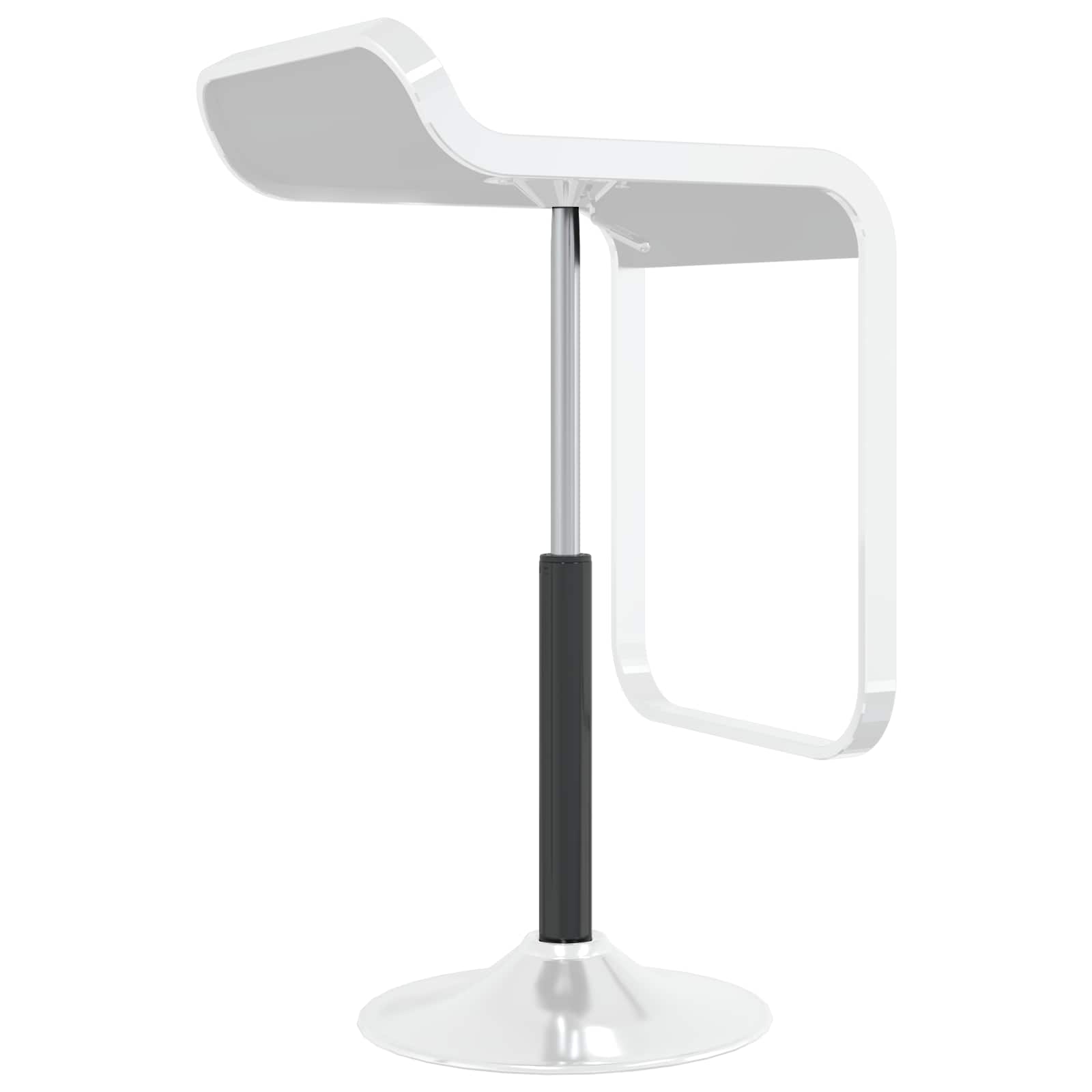 Cilindru de Gaz pentru Scaun de Birou Negru 21,5 cm Fier GartenMobel Dekor