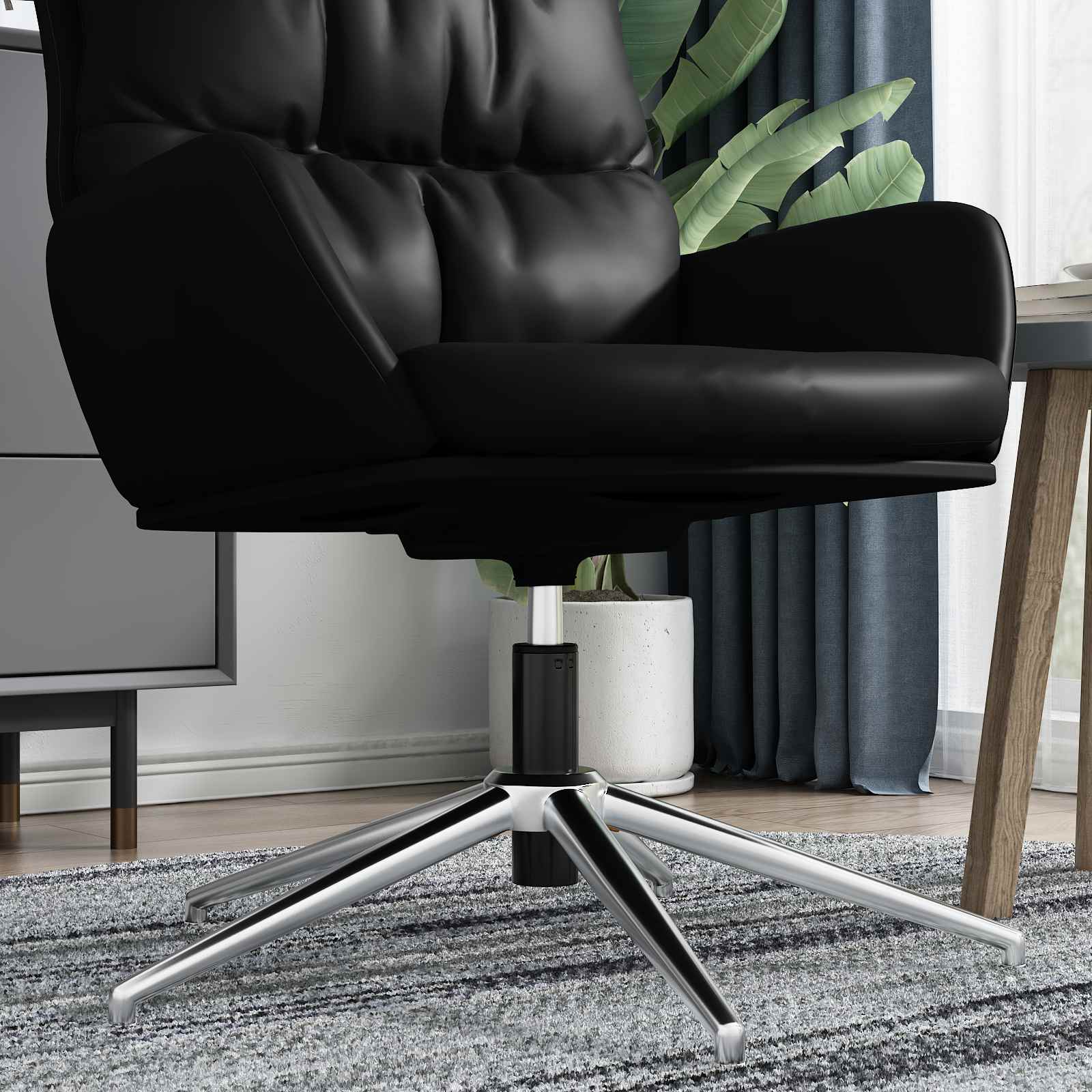 Cilindru de Gaz pentru Scaun de Birou Negru 239-309 mm Fier GartenMobel Dekor