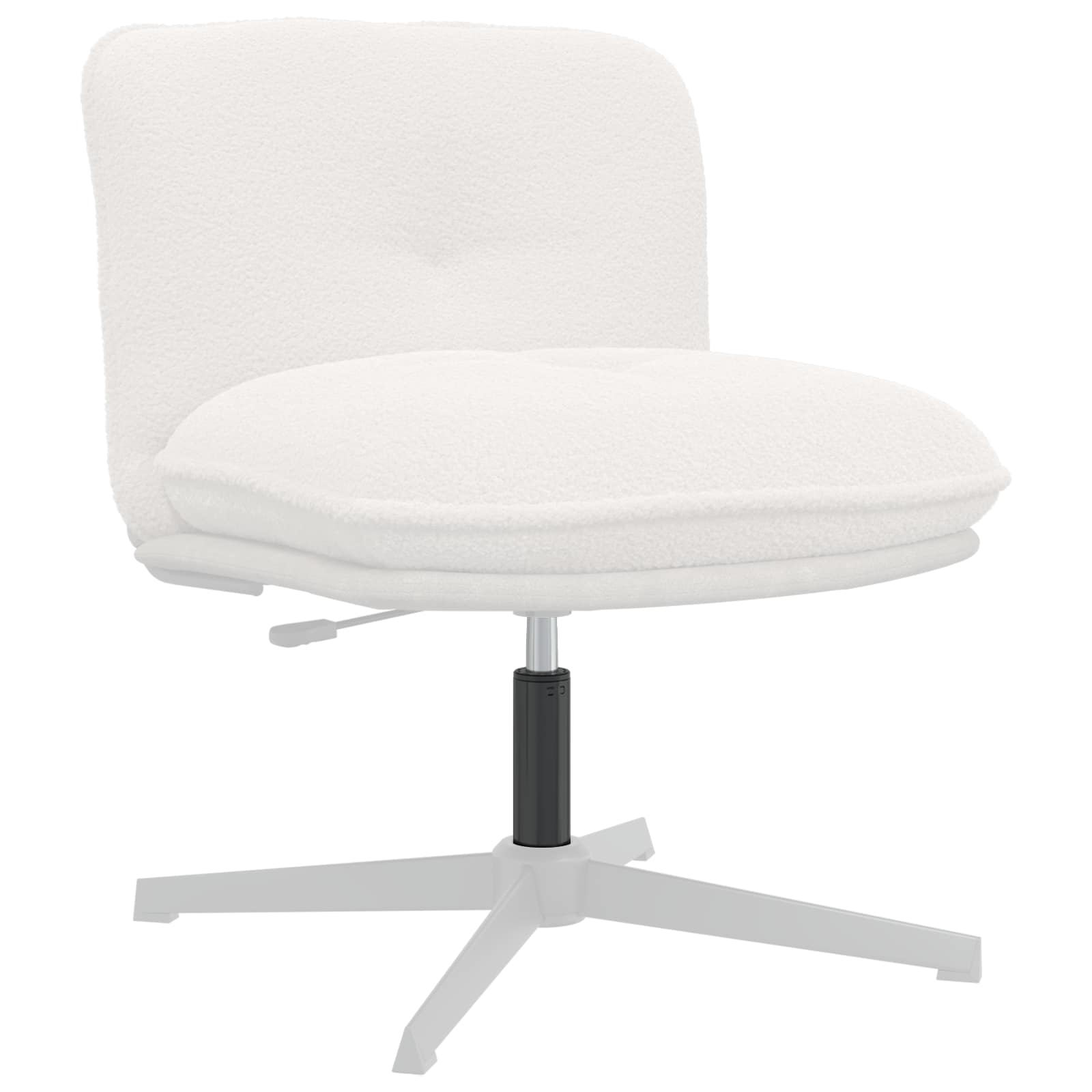 Cilindru de Gaz pentru Scaun de Birou Negru 9 cm Fier GartenMobel Dekor