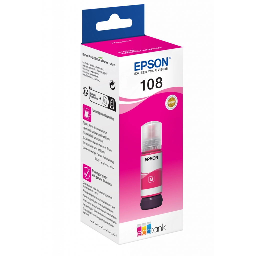 Cerneala originala epson 108 ecotank, flacon 70 ml, magenta MultiMark GlobalProd