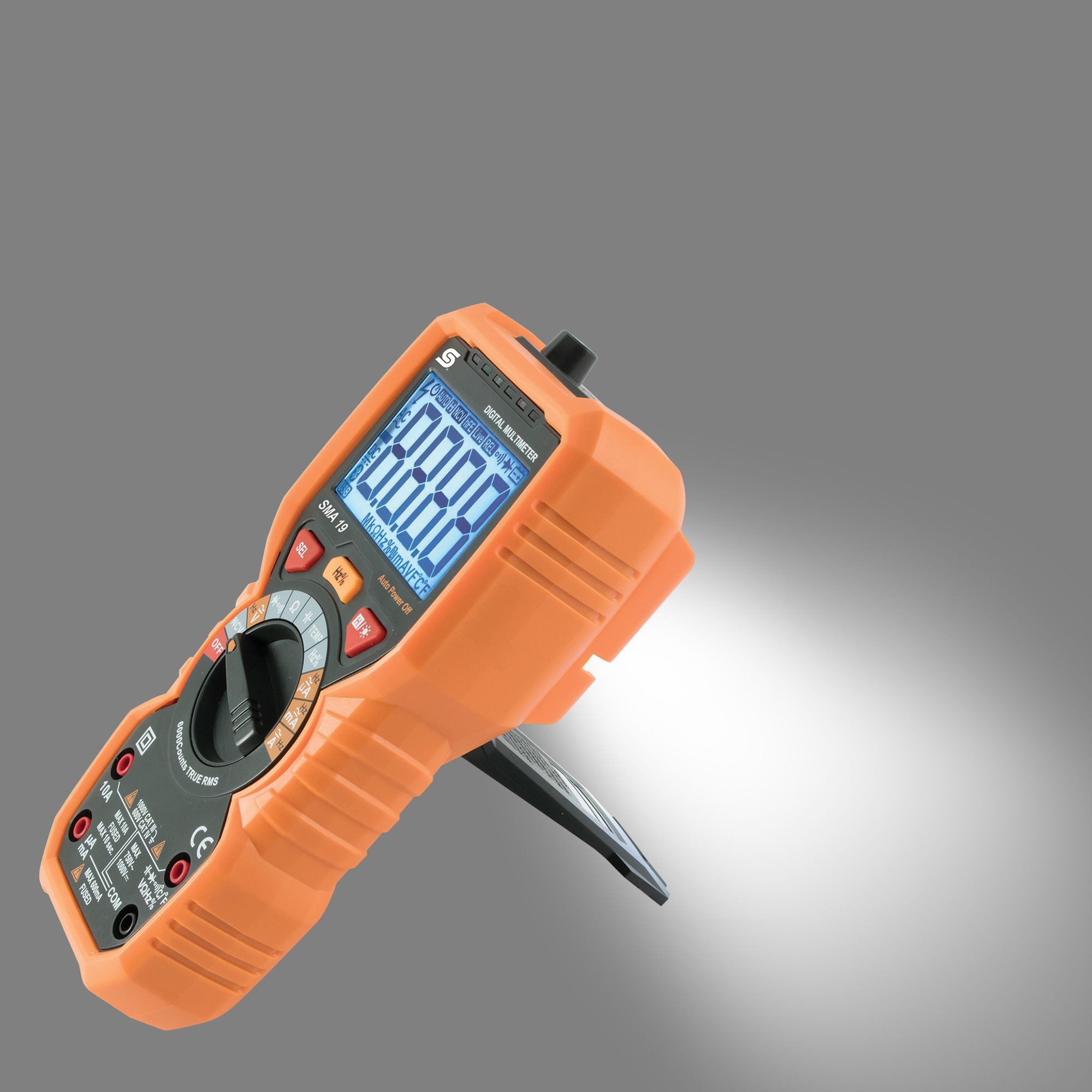 Multimetru digital 10 functii, ecran lcd, sonda tip ,,k