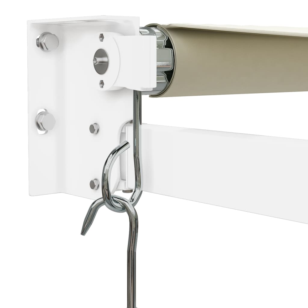 Copertină retractabilă, crem, 5x3 m, textil și aluminiu GartenMobel Dekor