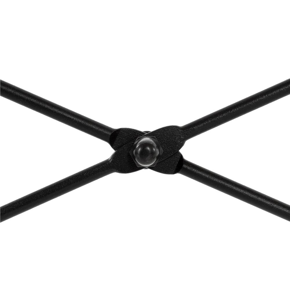 Birou cu blat MDF si rafturi laterale, cadru metalic, 120x48x122 cm, maro deschis Household NewTrend