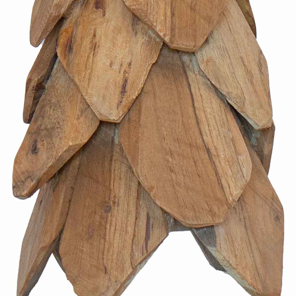 Brad de Crăciun cu suport Maro 50 cm Lemn masiv de tec GartenMobel Dekor