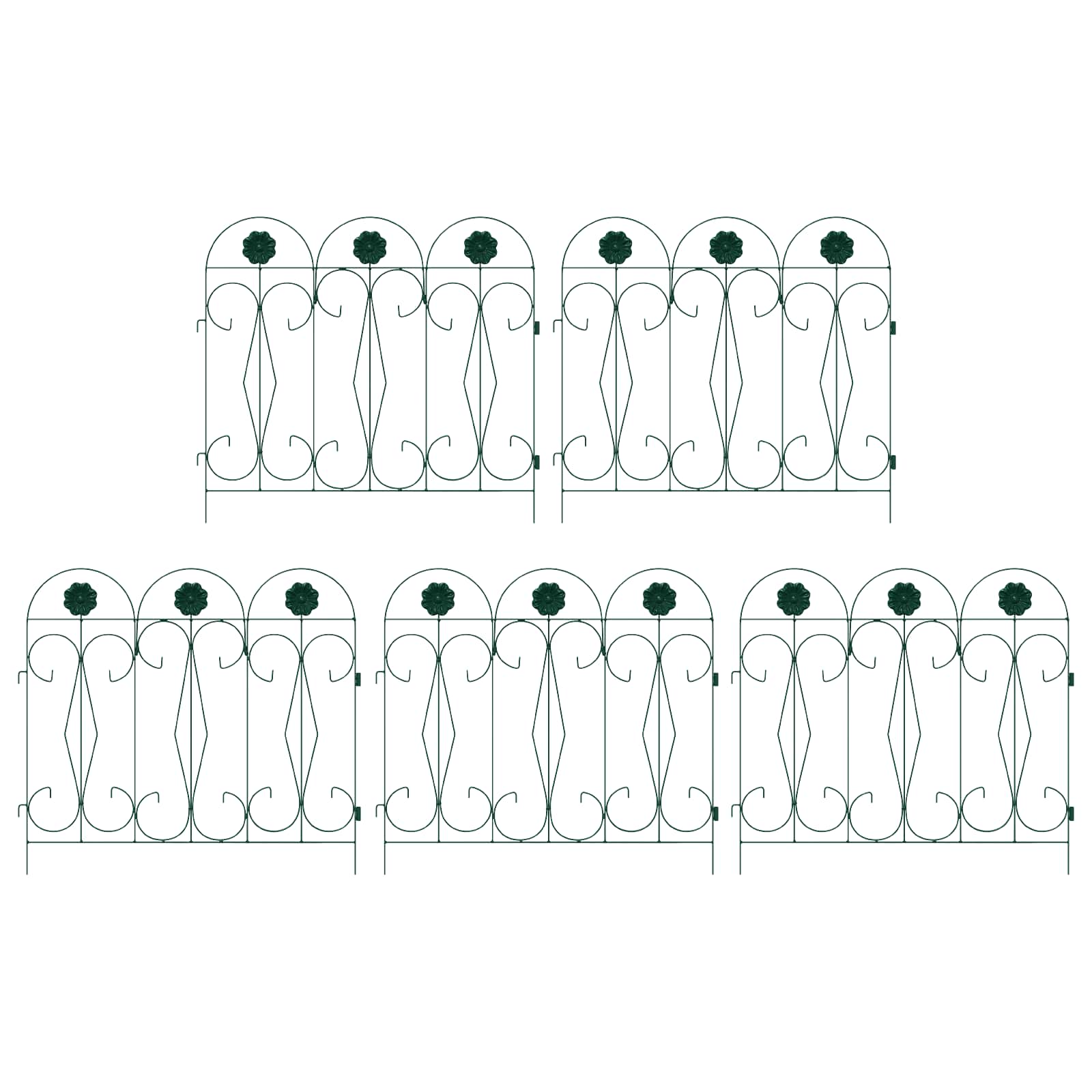 Gard de Grădină Spalier Verde GartenMobel Dekor