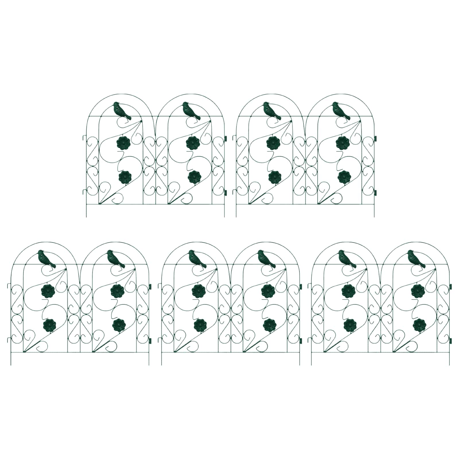 Gard de Grădină Spalier Verde GartenMobel Dekor