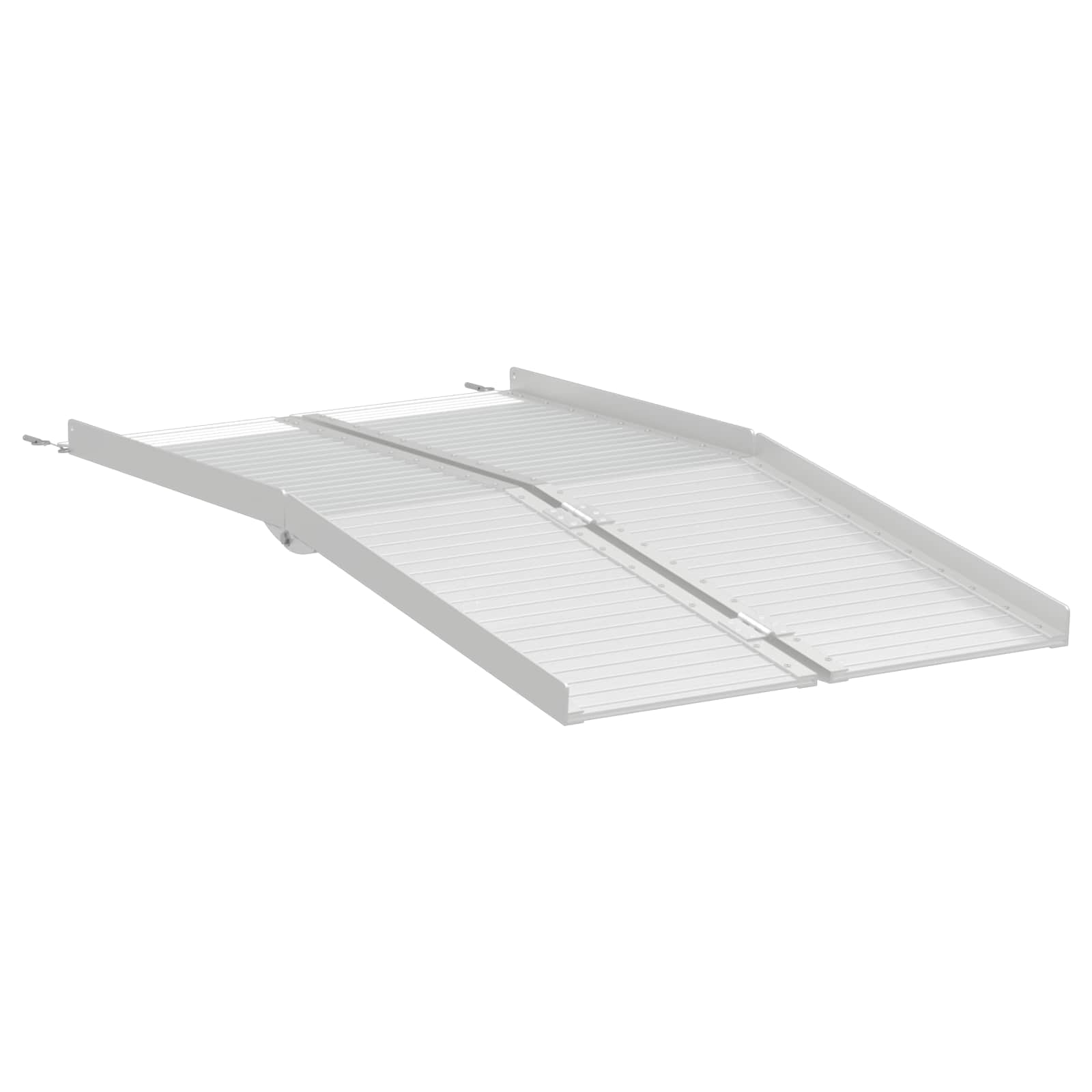 Rampă pentru scaun cu rotile Argintiu 152 x 73 x 11 cm Aluminiu GartenMobel Dekor
