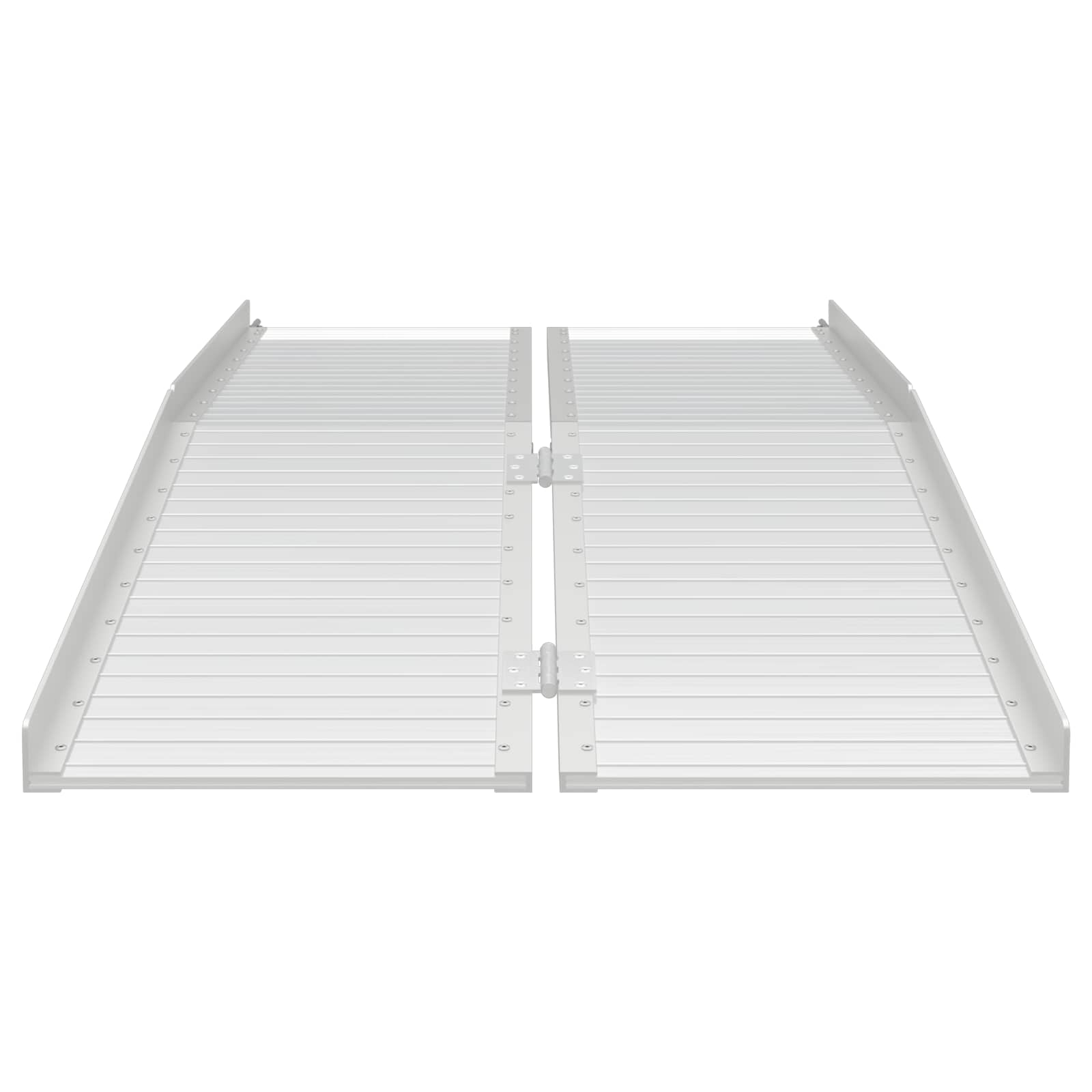 Rampă pentru scaun cu rotile Argintiu 152 x 73 x 11 cm Aluminiu GartenMobel Dekor