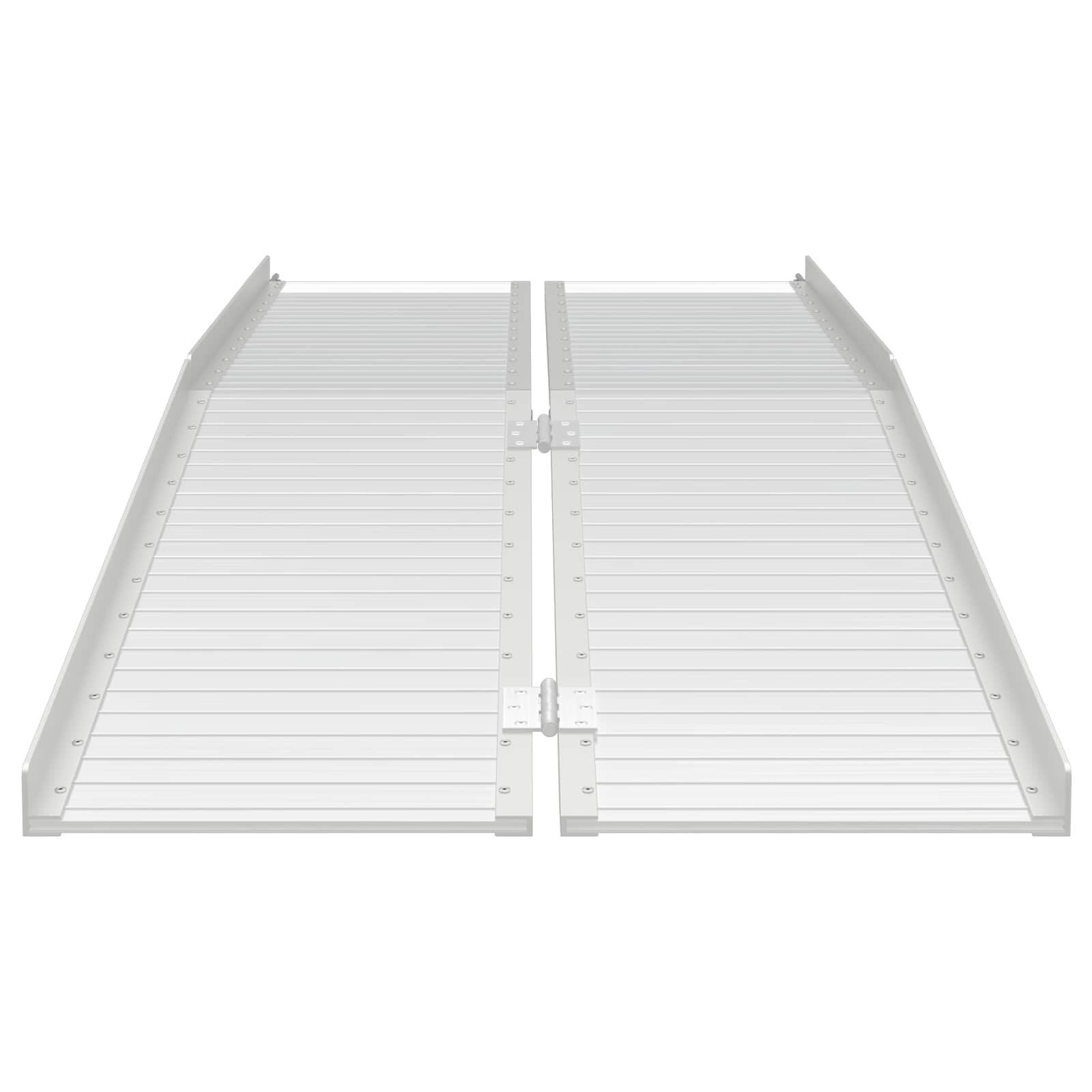 Rampă pentru scaun cu rotile Argintiu 183 x 73 x 11 cm Aluminiu GartenMobel Dekor