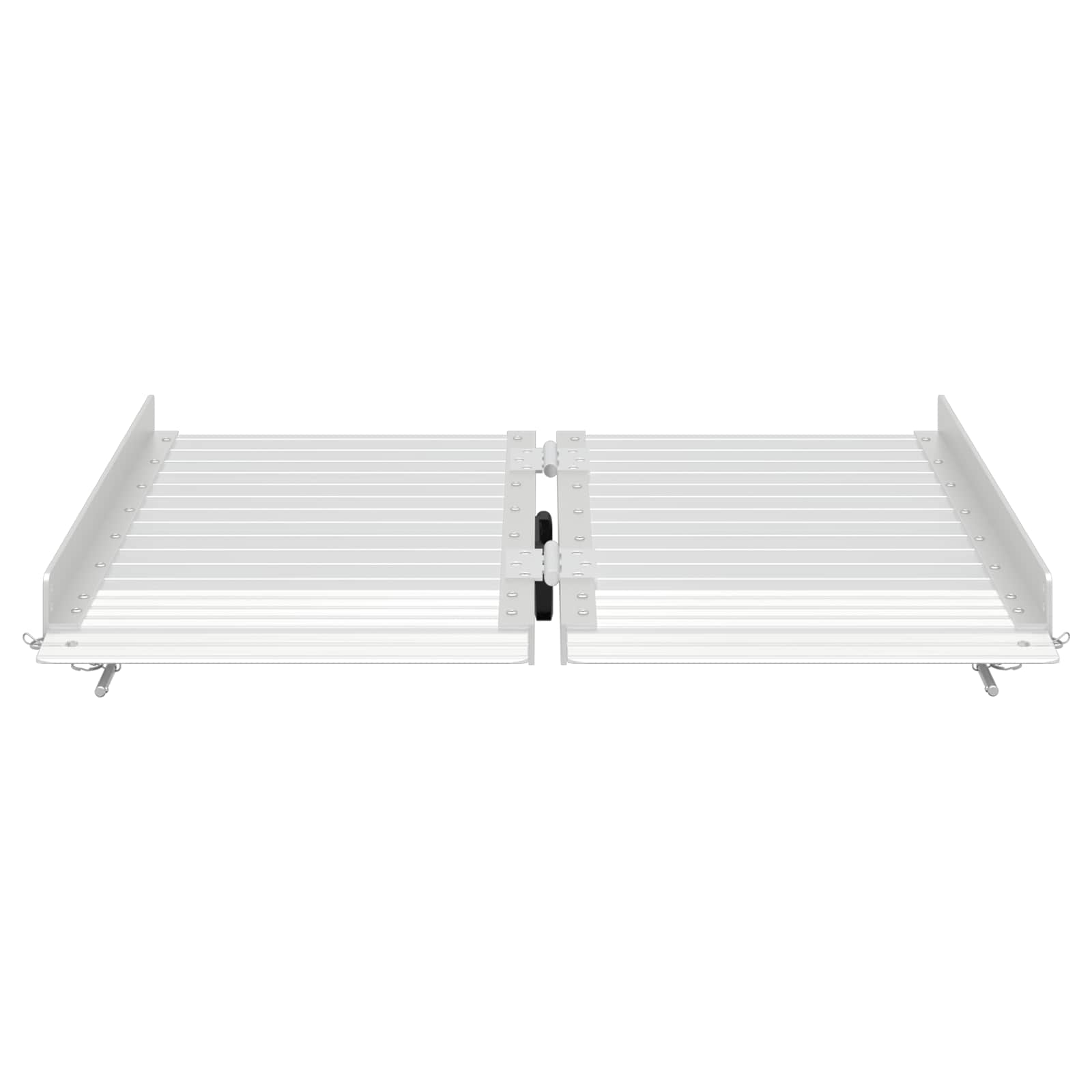 Rampă pentru scaun cu rotile Argintiu 62 x 73 x 5 cm Aluminiu GartenMobel Dekor