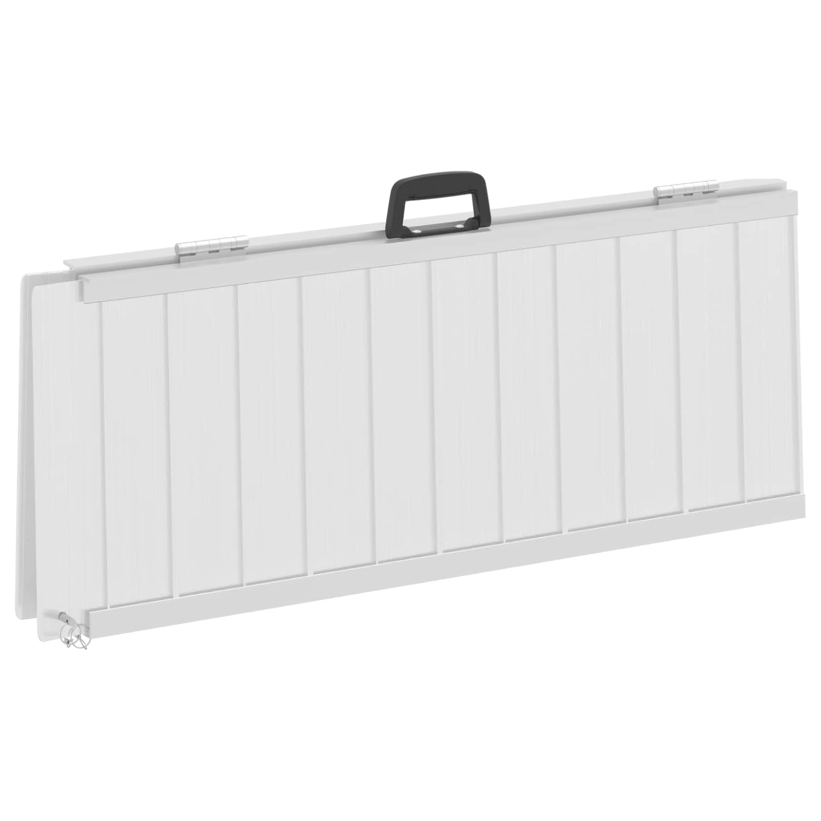 Rampă pentru scaun cu rotile Argintiu 92 x 73,5 x 5 cm Aluminiu GartenMobel Dekor