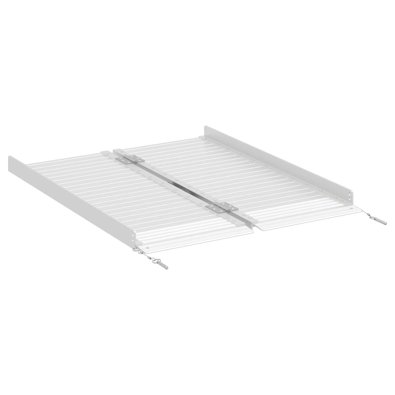 Rampă pentru scaun cu rotile Argintiu 92 x 73,5 x 5 cm Aluminiu GartenMobel Dekor