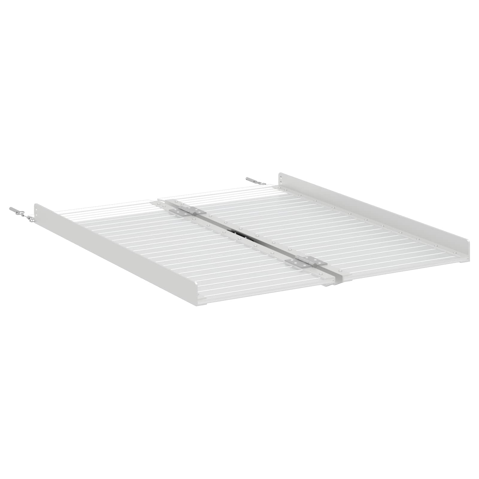 Rampă pentru scaun cu rotile Argintiu 92 x 73,5 x 5 cm Aluminiu GartenMobel Dekor