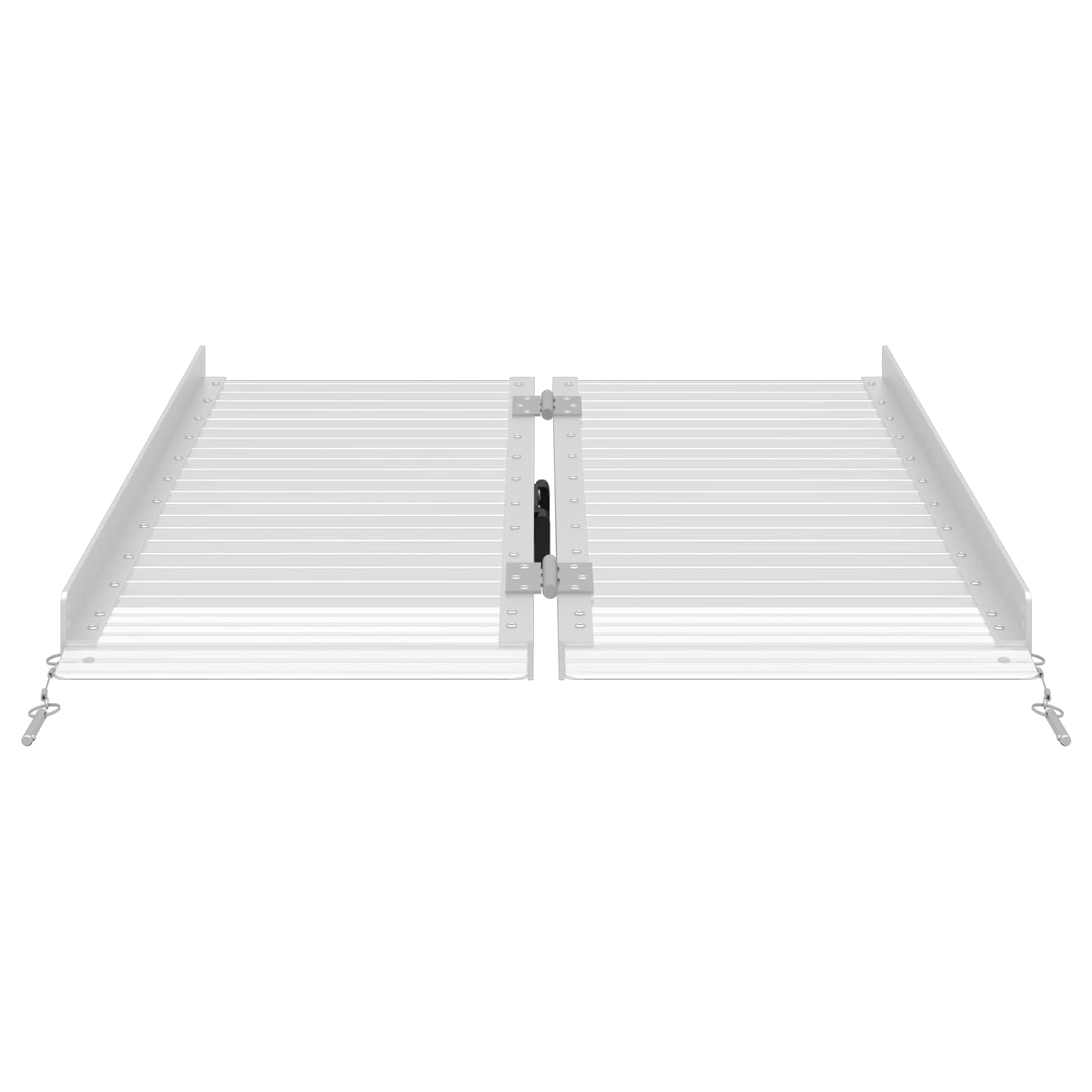 Rampă pentru scaun cu rotile Argintiu 92 x 73,5 x 5 cm Aluminiu GartenMobel Dekor