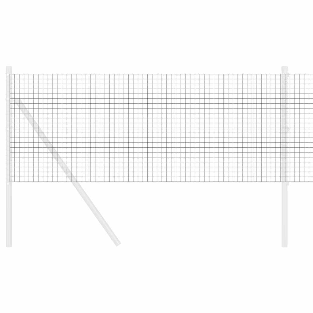 Gard din sârmă sudată Gri 0.4 x 25 m GartenMobel Dekor