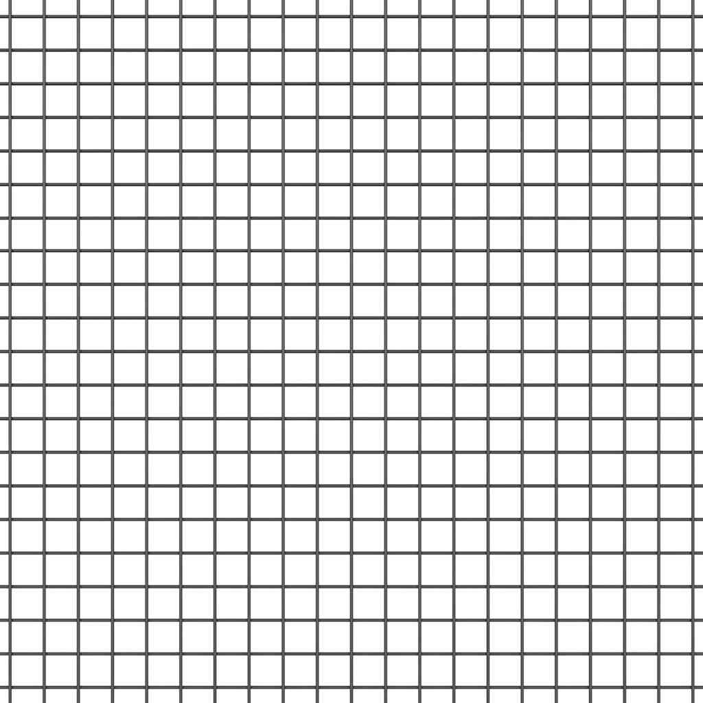 Gard din sârmă sudată Gri 0.4 x 50 m GartenMobel Dekor