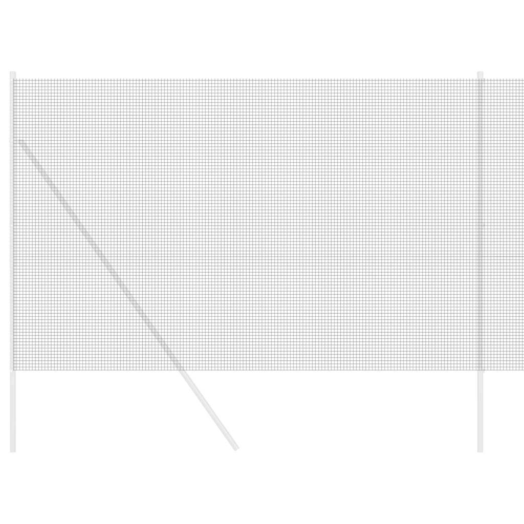 Gard din sârmă sudată Gri 1.5 x 10 m GartenMobel Dekor