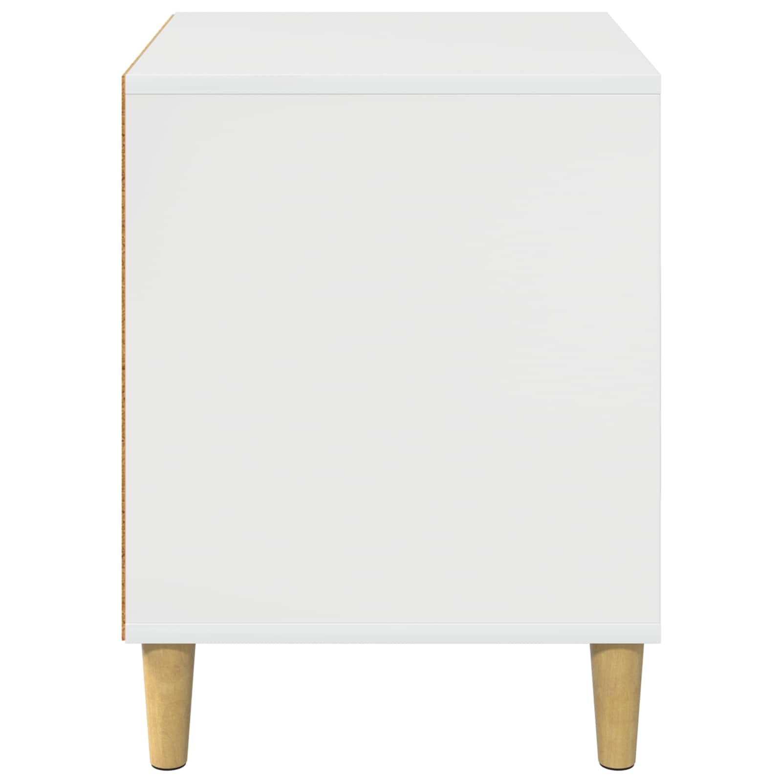 Casa pentru pisici Alb Lucios 42,5 x 40 x 52,5 cm Lemn compozit GartenMobel Dekor