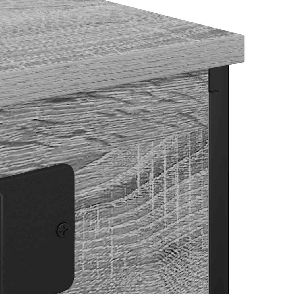 Dulap de noapte Gri Sonoma 41 x 31 x 51 cm Lemn compozit GartenMobel Dekor
