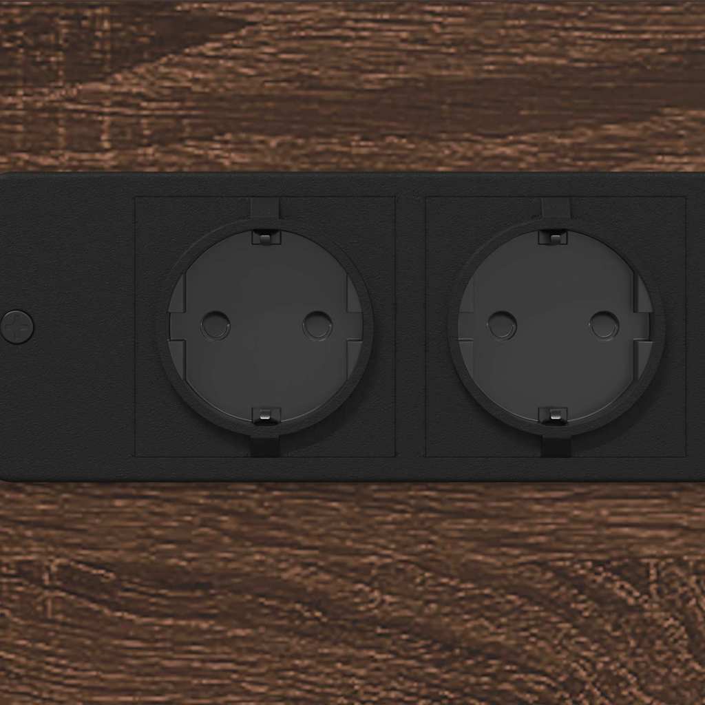 Dulap de noapte Stejar brun 41.5 x 26 x 60.5 cm Lemn compozit GartenMobel Dekor