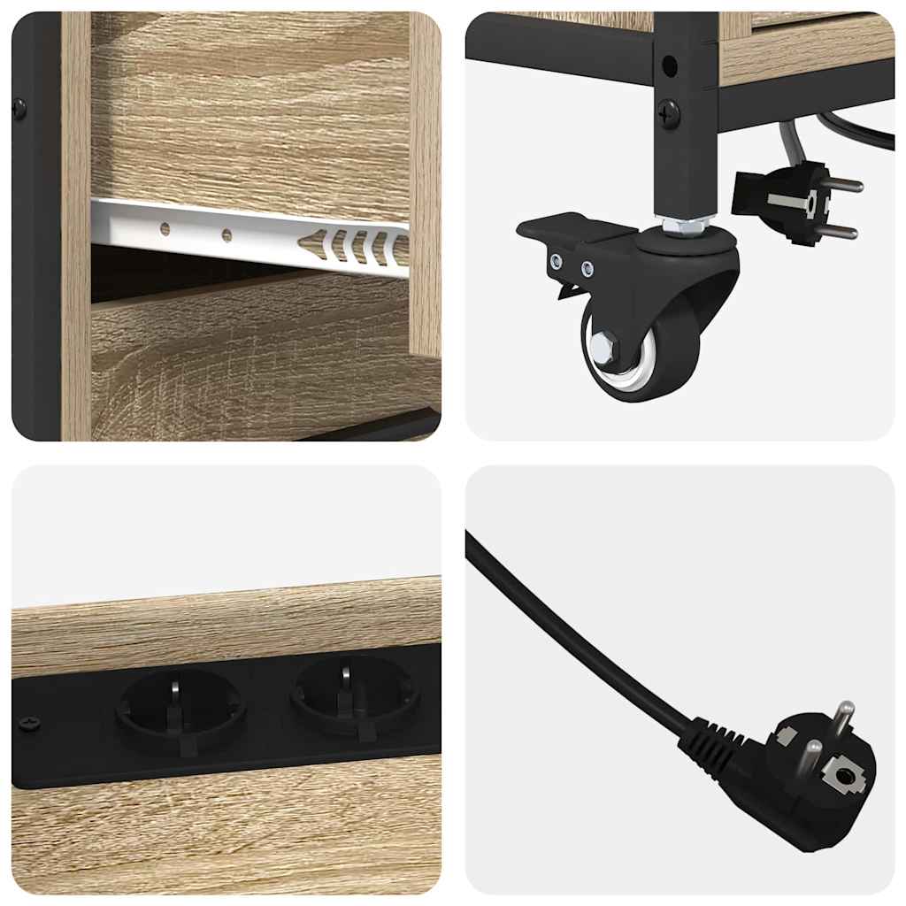 Dulap de birou Stejar sonoma 76 x 41 x 72 cm Lemn compozit GartenMobel Dekor