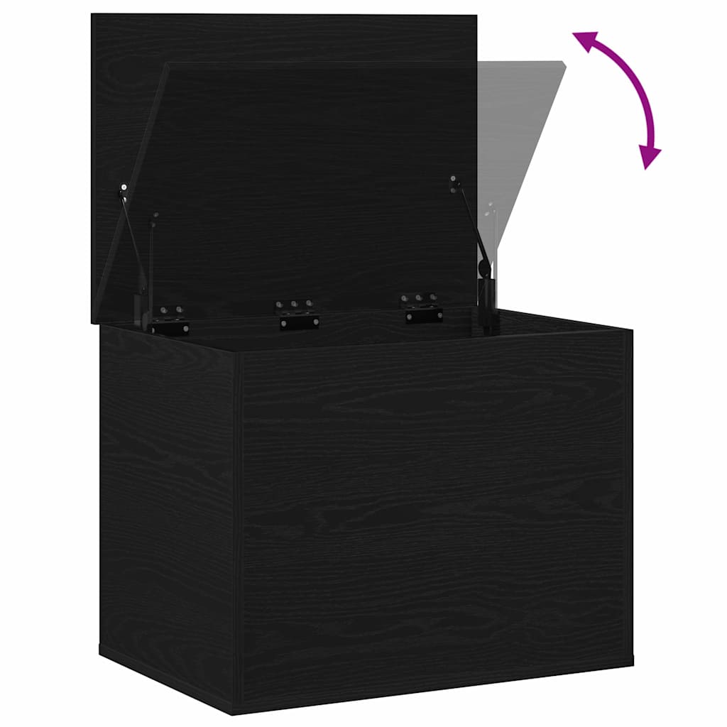 Cutie de depozitare Stejar negru 60 x 42 x 46 cm Lemn compozit GartenMobel Dekor