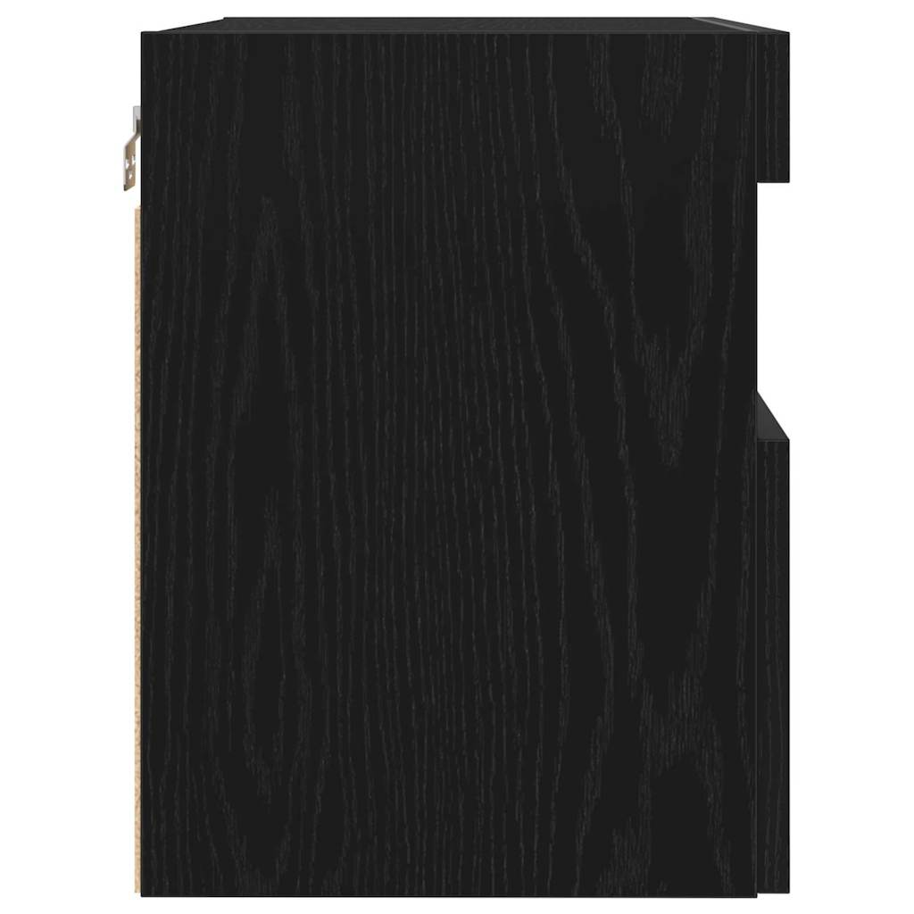 Dulap TV de perete Stejar negru 60 x 30 x 40 cm Lemn compozit GartenMobel Dekor