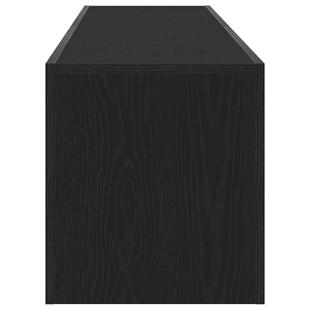 Cabinet TV Stejar Negru 120 x 35 x 40 cm Lemn compozit GartenMobel Dekor
