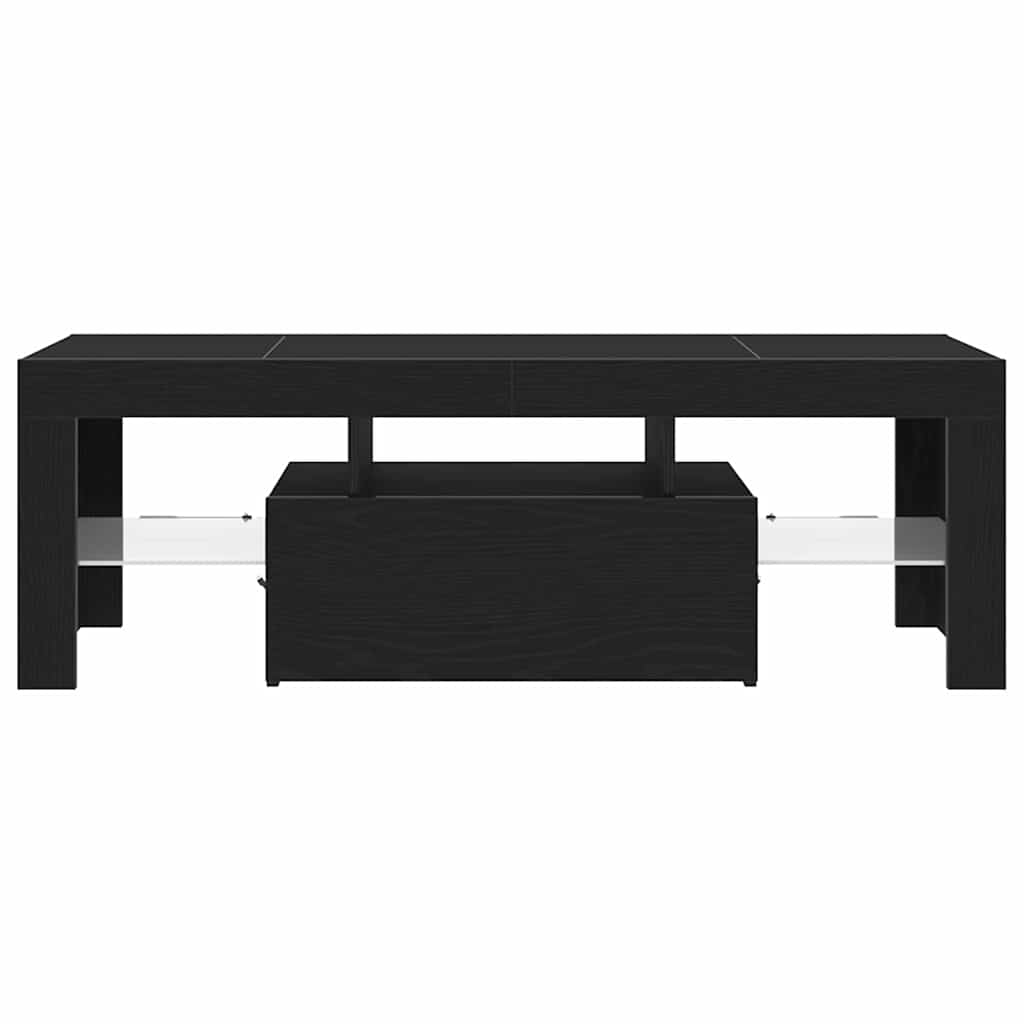 Cabinet TV Stejar Negru 120 x 35 x 40 cm Lemn compozit GartenMobel Dekor
