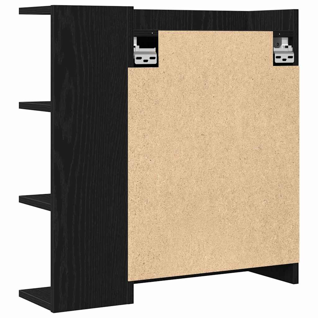 Dulap cu oglindă pentru baie Stejar Negru 62,5 x 20,5 x 64 cm GartenMobel Dekor
