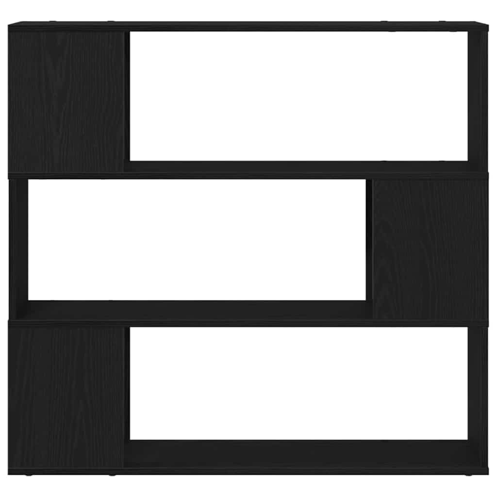 Set comodă TV Stejar Negru 100 x 24 x 94 cm Lemn compozit GartenMobel Dekor