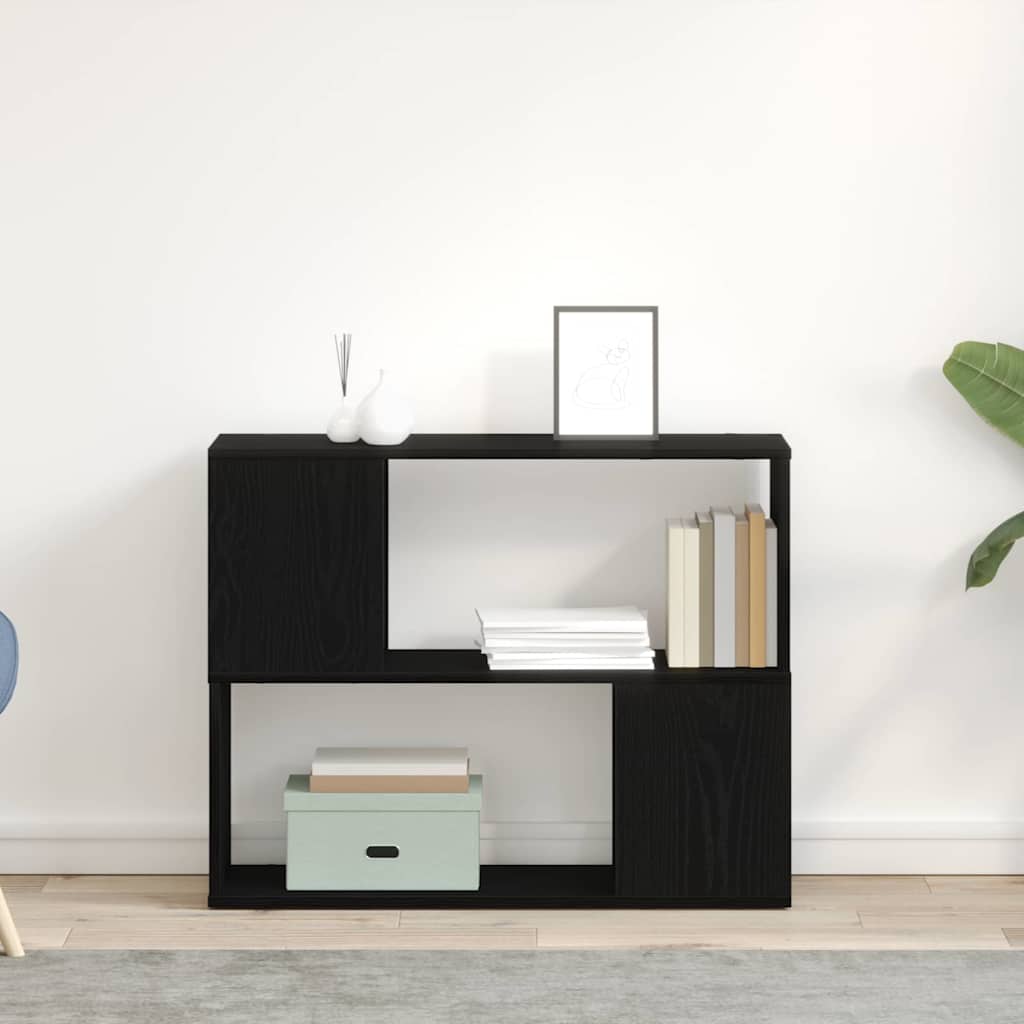 Set comodă TV Stejar Negru 80 x 24 x 63 cm Lemn compozit GartenMobel Dekor