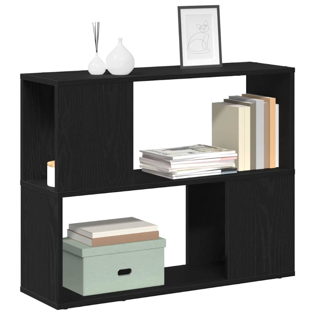 Set comodă TV Stejar Negru 80 x 24 x 63 cm Lemn compozit GartenMobel Dekor