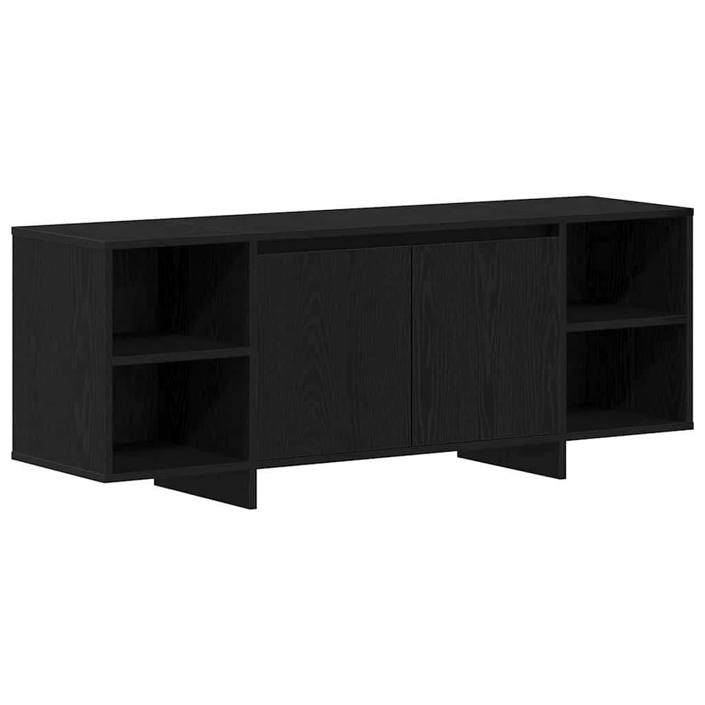 Cabinet TV Stejar Negru 120 x 30 x 40,5 cm Lemn compozit GartenMobel Dekor