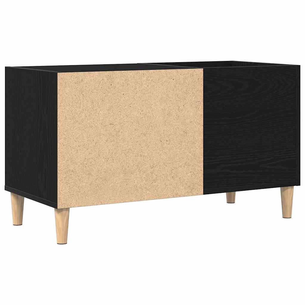 Dulap pentru discuri de vinil Stejar negru 84,5 x 38 x 48 cm GartenMobel Dekor