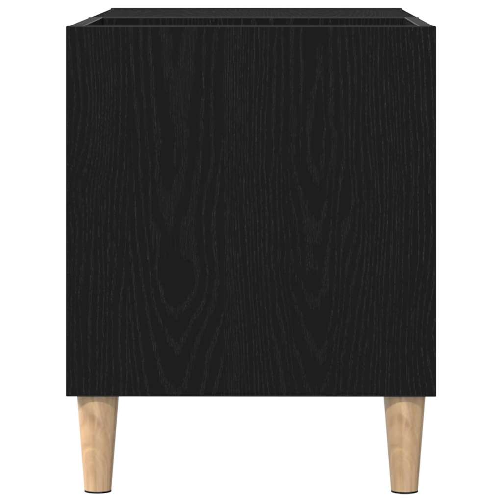 Dulap pentru discuri de vinil Stejar negru 84,5 x 38 x 48 cm GartenMobel Dekor