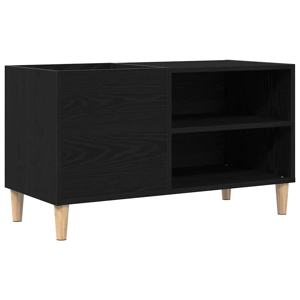 Dulap pentru discuri de vinil Stejar negru 84,5 x 38 x 48 cm GartenMobel Dekor