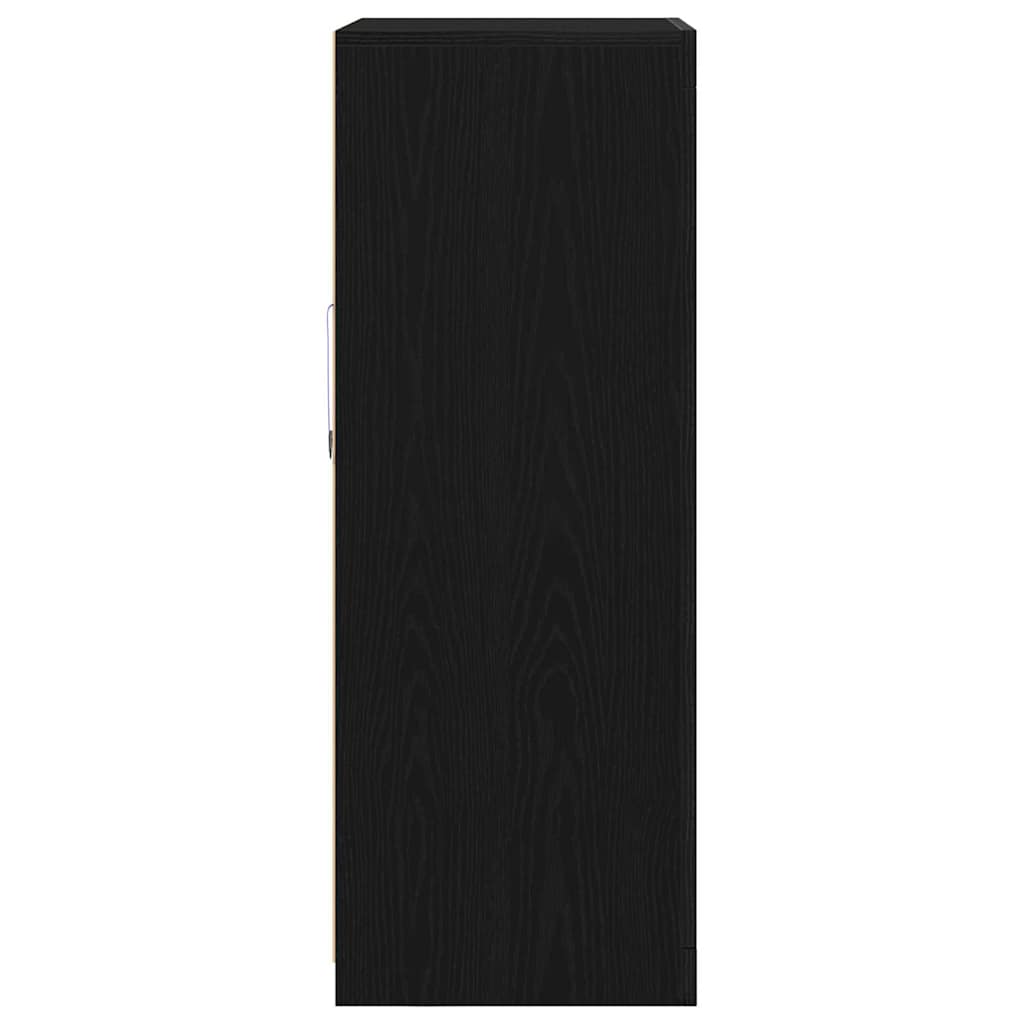 Dulap lateral Stejar negru 60.5 x 37 x 100 cm Lemn compozit GartenMobel Dekor