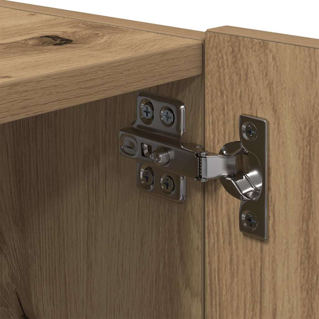 Dulap TV de perete 2 pcs Stejar Artizanal 80 x 35 x 31 cm GartenMobel Dekor