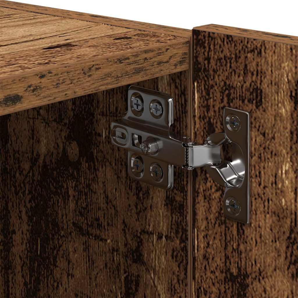 Dulap TV de perete Lemn Vechi 80 x 35 x 31 cm Lemn compozit GartenMobel Dekor