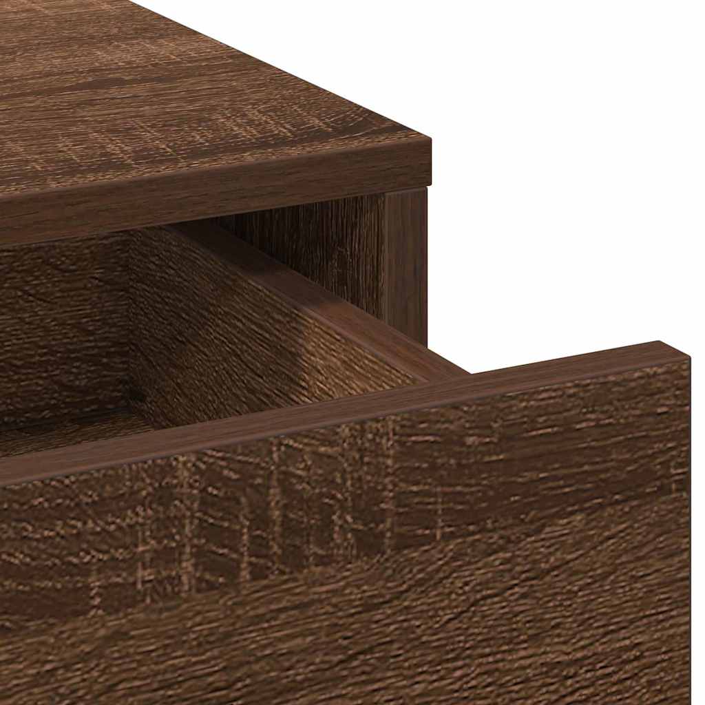 Birou de Toaletă Stejar brun 78,5 x 41 x 135 cm Lemn compozit GartenMobel Dekor