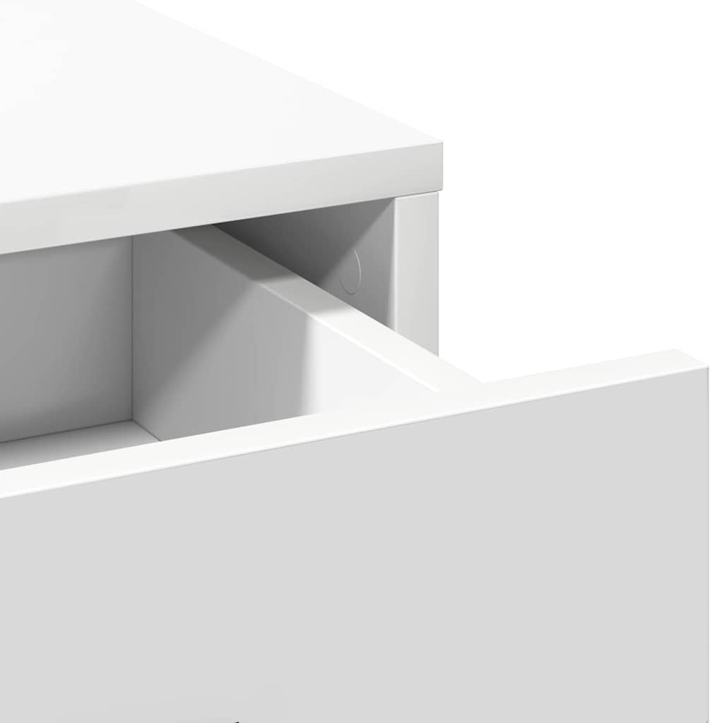 Birou de Toaletă cu sertar Alb 50 x 41 x 135 cm Lemn compozit GartenMobel Dekor