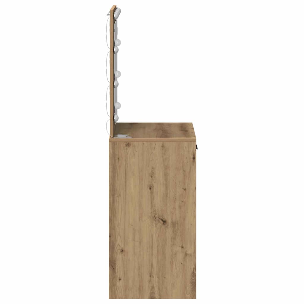 Birou de Toaletă cu sertar stejar artizanal 50 x 41 x 135 cm GartenMobel Dekor