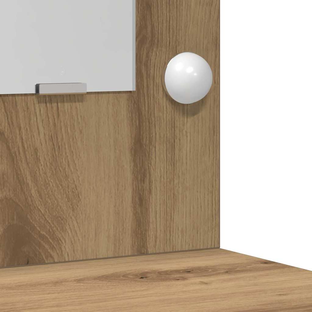 Birou de Toaletă cu sertar stejar artizanal 78,5 x 41 x 135 cm GartenMobel Dekor