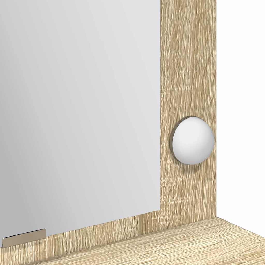 Masă de Machiaj Stejar Sonoma 100 x 41 x 135 cm Lemn compozit GartenMobel Dekor