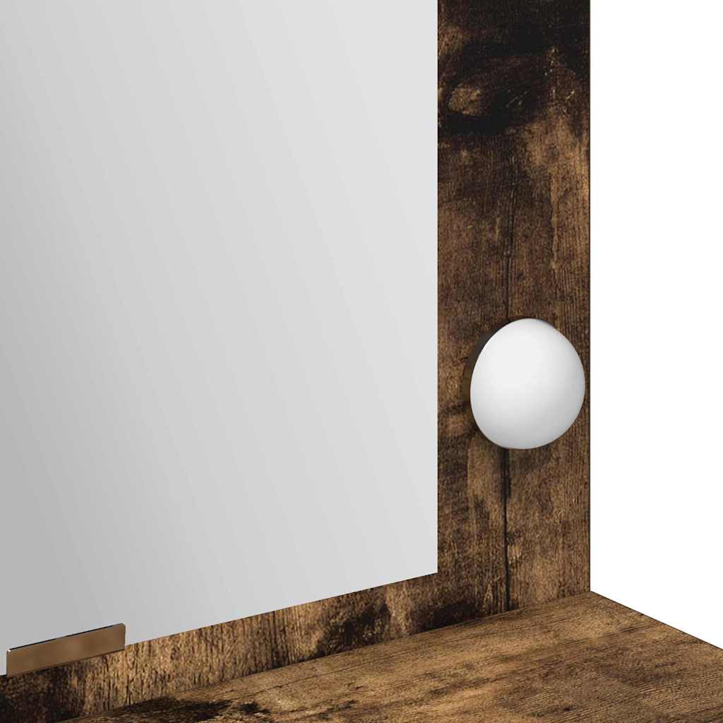 Masă de Machiaj Stejar fumuriu 100 x 41 x 135 cm Lemn compozit GartenMobel Dekor