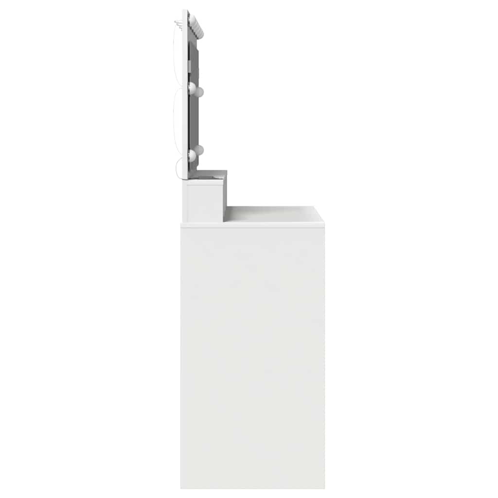 Masă de Machiaj cu raft Alb 100 x 41 x 135 cm Lemn compozit GartenMobel Dekor