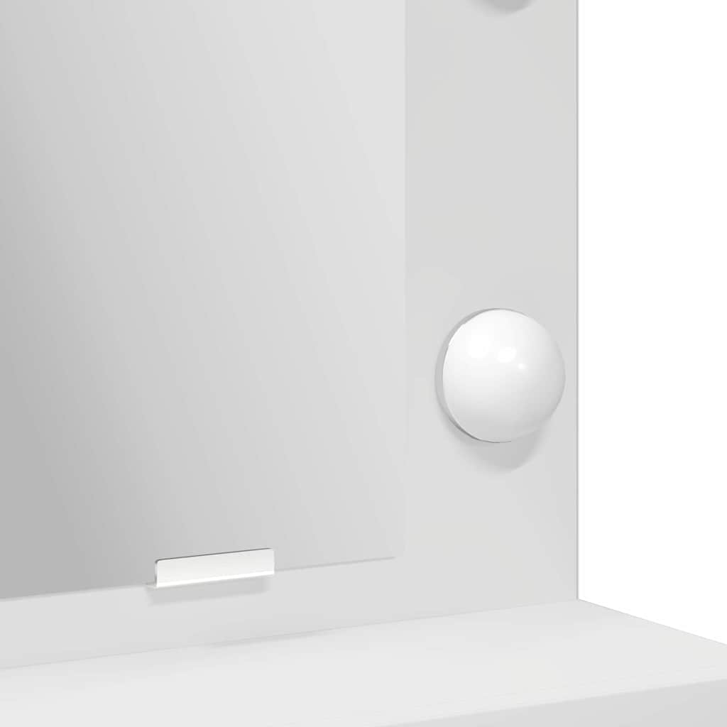 Masă de Machiaj cu sertar Alb 50 x 41 x 135 cm Lemn compozit GartenMobel Dekor