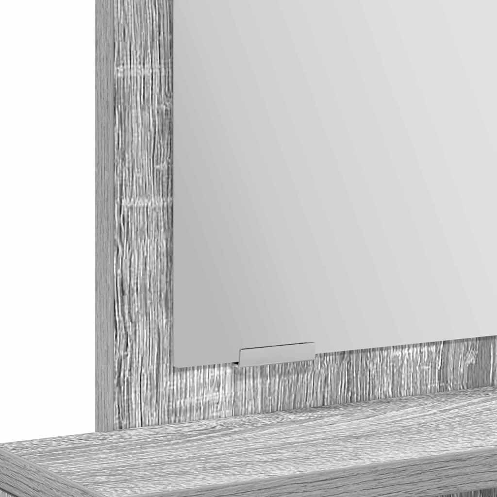 Masă de Machiaj Gri Sonoma 50 x 41 x 140 cm Lemn compozit GartenMobel Dekor