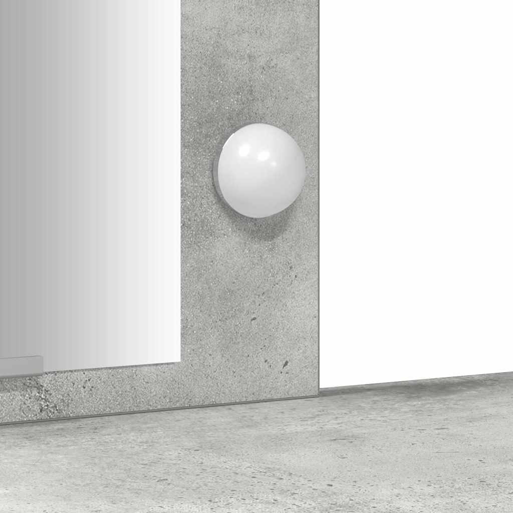 Masă de Machiaj Gri deschis 102 x 33 x 135 cm Lemn compozit GartenMobel Dekor